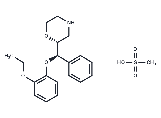 Reboxetine mesylate Chemical Structure