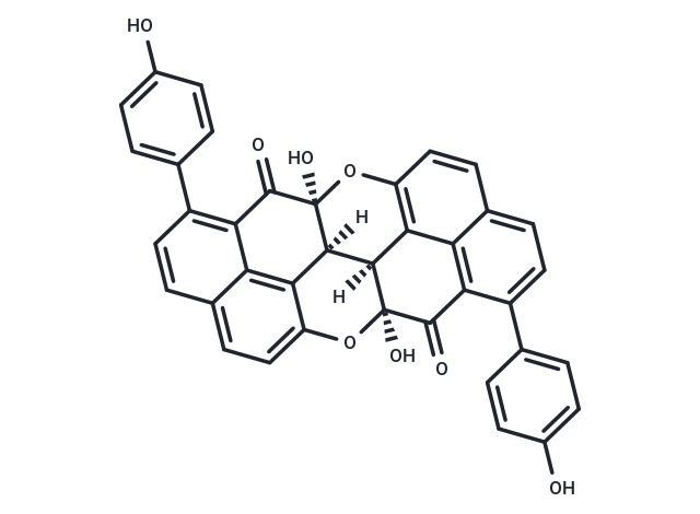 TargetMol Chemical Structure 4',4''-Dihydroxyanigorootin