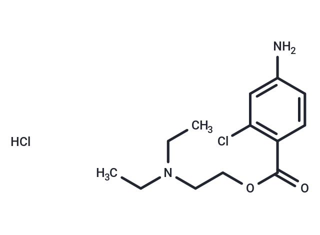 Chloroprocaine hydrochloride Chemical Structure