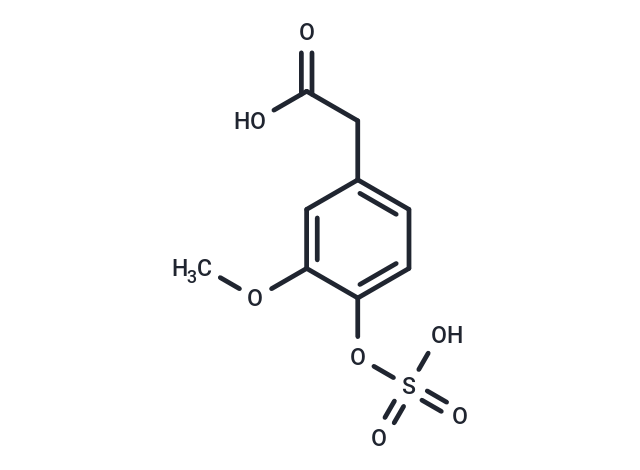 TargetMol Chemical Structure Homovanillic Acid Sulfate