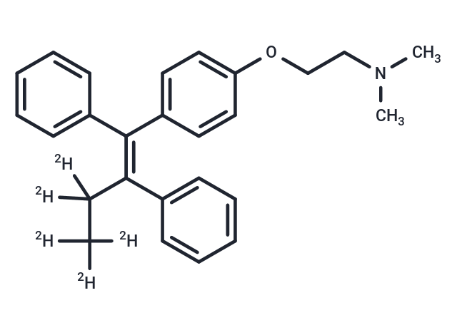 TargetMol Chemical Structure Tamoxifen-​d5