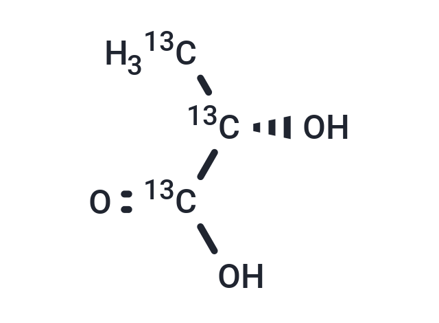 TargetMol Chemical Structure L-Lactic acid-13C3