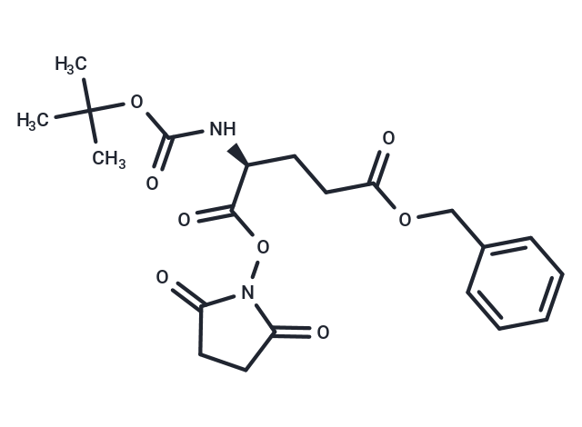 Boc-Glu(OBzl)-OSu Chemical Structure