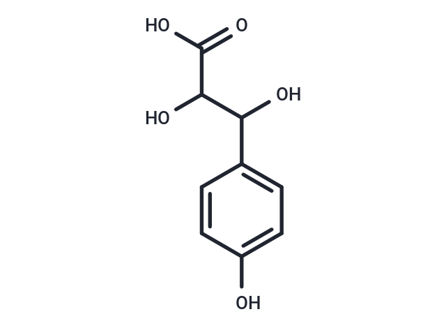 TargetMol Chemical Structure 2,3-dihydroxy-3-(4-hydroxyphenyl)propanoic acid