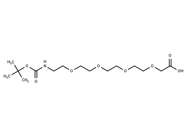 TargetMol Chemical Structure Boc-NH-PEG4-CH2COOH