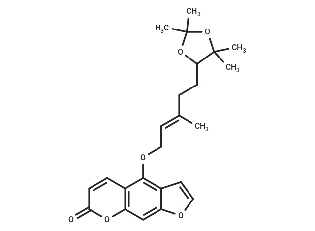 TargetMol Chemical Structure 6',7'-Dihydroxybergamottin acetonide