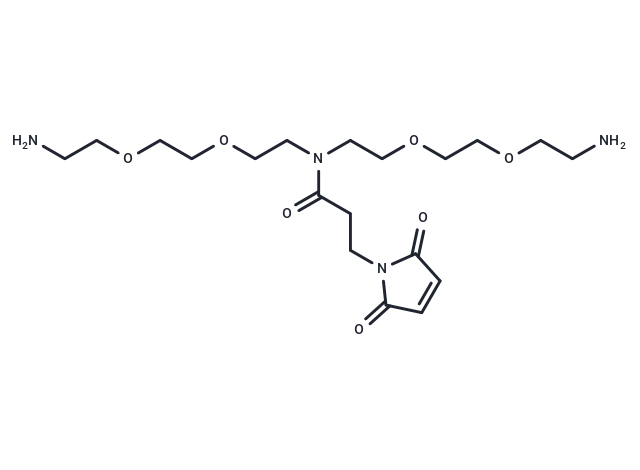 N-Mal-N-bis(PEG2-amine) Chemical Structure