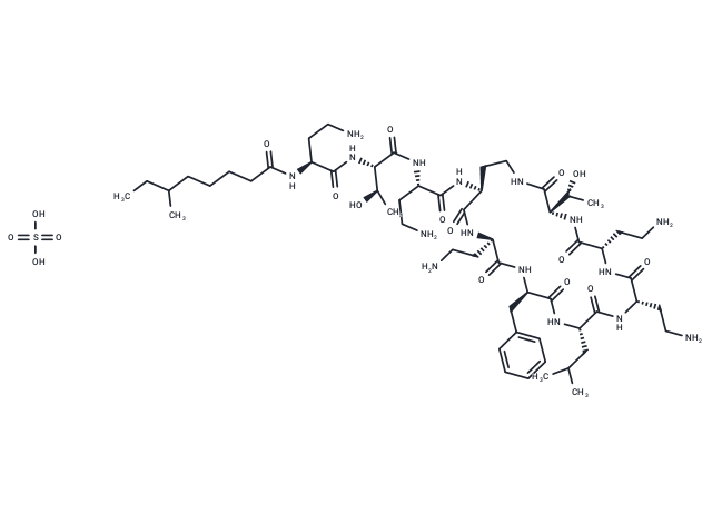 Polymyxin B Sulfate Chemical Structure