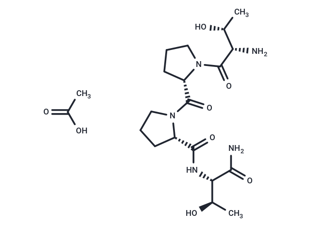 Rapastinel acetate Chemical Structure