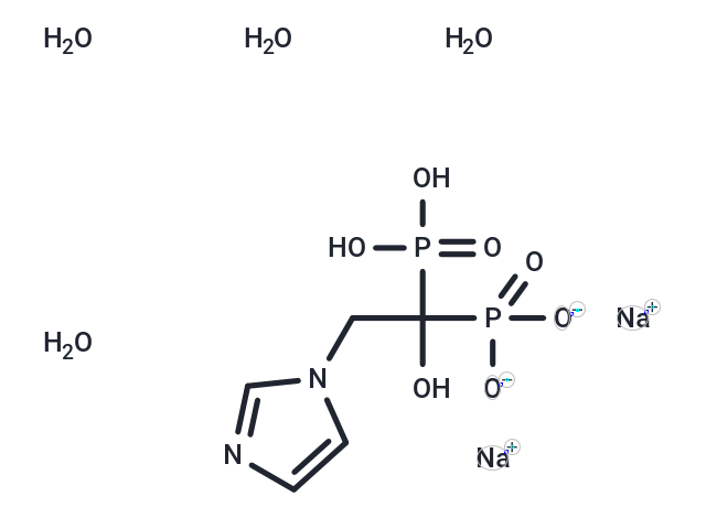 Zoledronic acid disodium tetrahydrate Chemical Structure