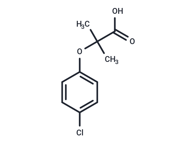 Clofibric acid Chemical Structure