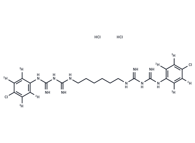 TargetMol Chemical Structure Chlorhexidine-d8 HCl