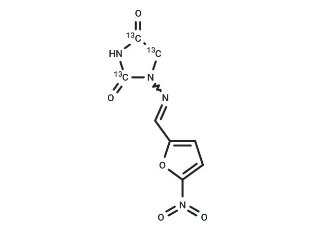 TargetMol Chemical Structure Nitrofurantoin-13C3