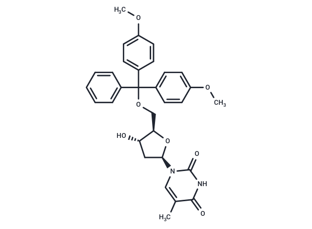 5'-O-DMT-dT Chemical Structure