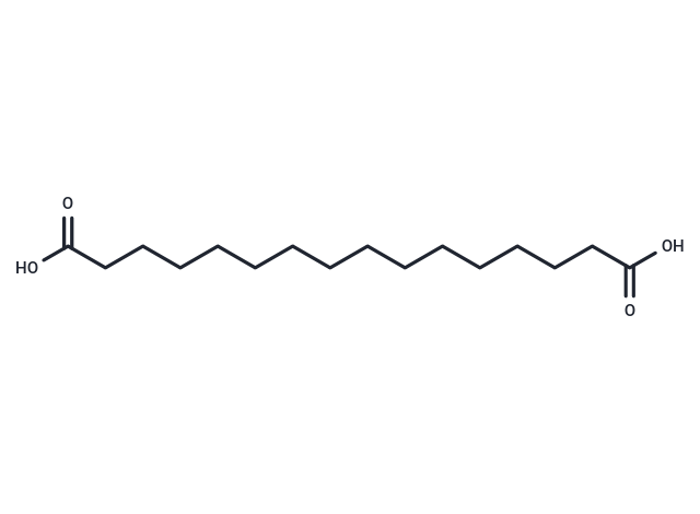 Hexadecanedioic acid Chemical Structure
