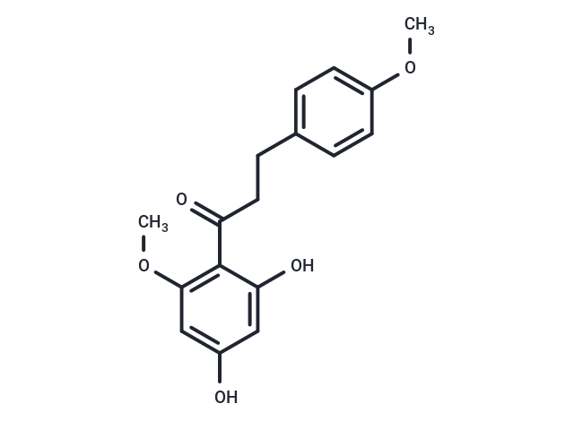 TargetMol Chemical Structure 2,4-Dihydroxy-4,6-dimethoxydihydrochalcone
