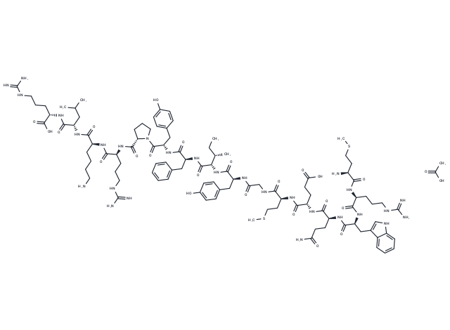 MOTS-c(Human) Acetate（1627580-64-6 free） Chemical Structure