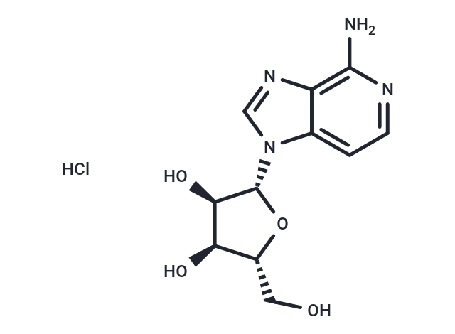 3-Deazaadenosine hydrochloride Chemical Structure