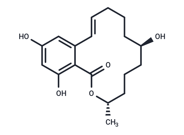 α-Zearalenol Chemical Structure