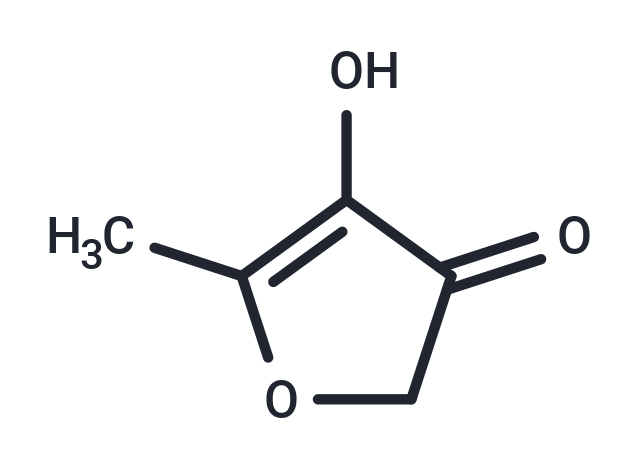 4-Hydroxy-5-methyl-3-furanone Chemical Structure