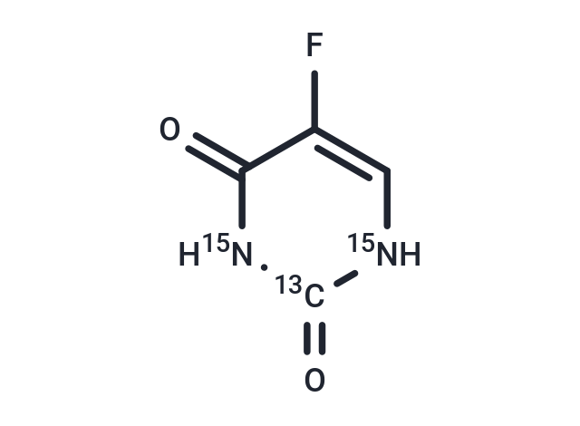 TargetMol Chemical Structure 5-Fluorouracil-13C,15N2