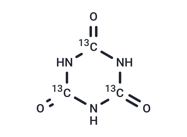 TargetMol Chemical Structure Cyanuric acid-13C3