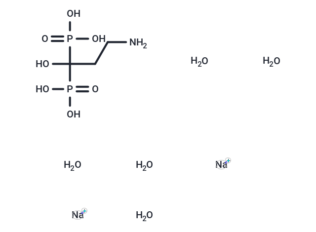 Pamidronate disodium pentahydrate Chemical Structure