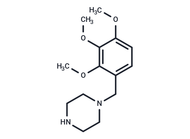 Trimetazidine Chemical Structure