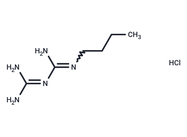 Buformin hydrochloride Chemical Structure