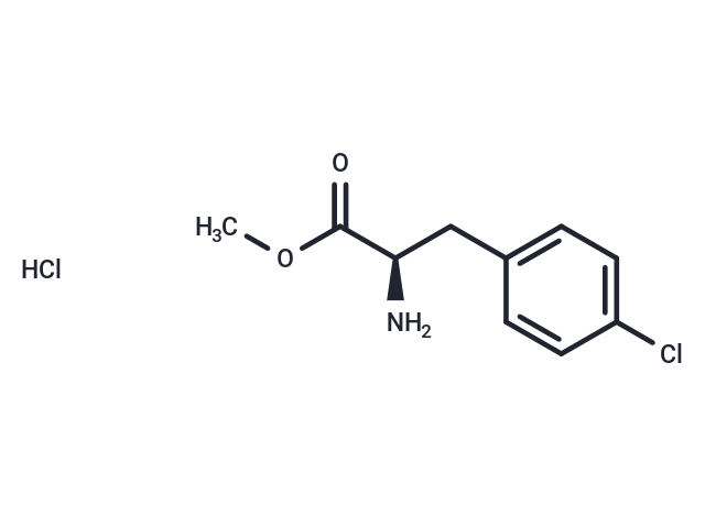 (R)-Methyl 2-amino-3-(4-chlorophenyl)propanoate hydrochloride Chemical Structure