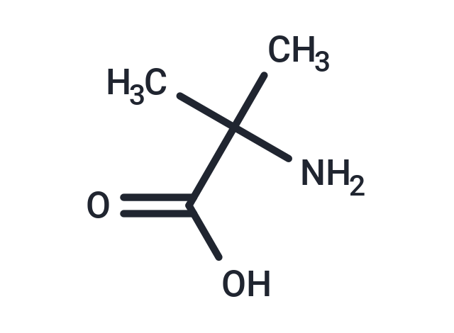 α,α-Dimethylglycine Chemical Structure