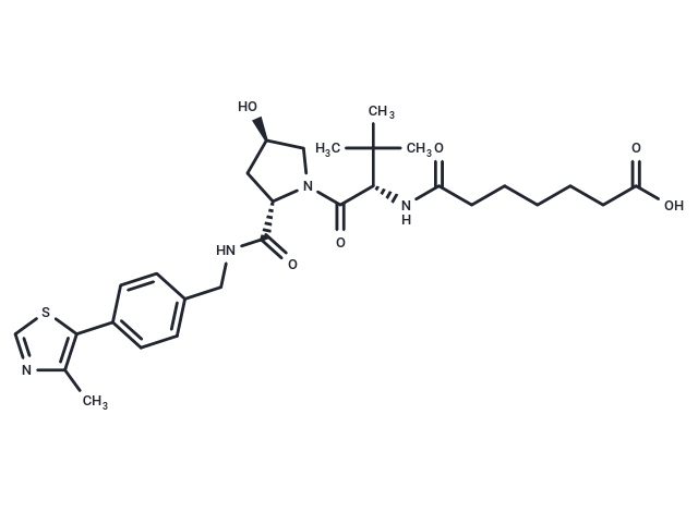 TargetMol Chemical Structure (S,R,S)-AHPC-amido-C5-acid