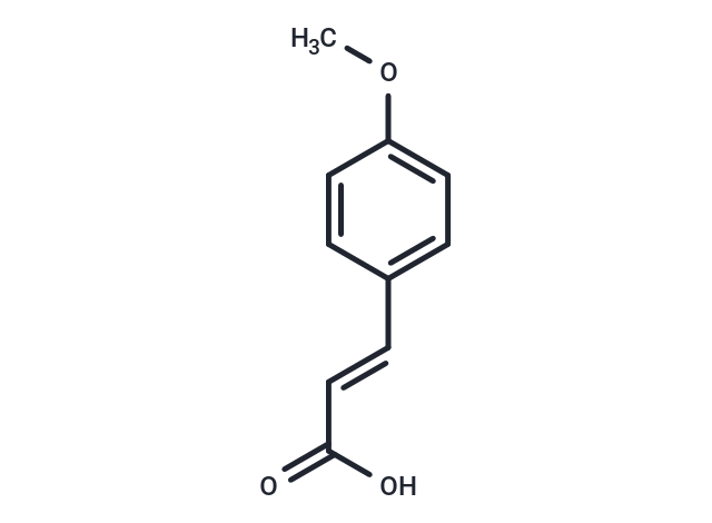 (E)-3-(4-Methoxyphenyl)acrylic acid Chemical Structure