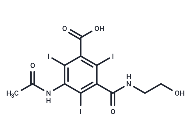 Ioxitalamic Acid Chemical Structure
