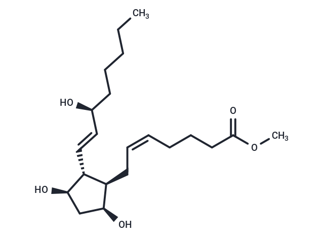 Prostaglandin F2α methyl ester Chemical Structure