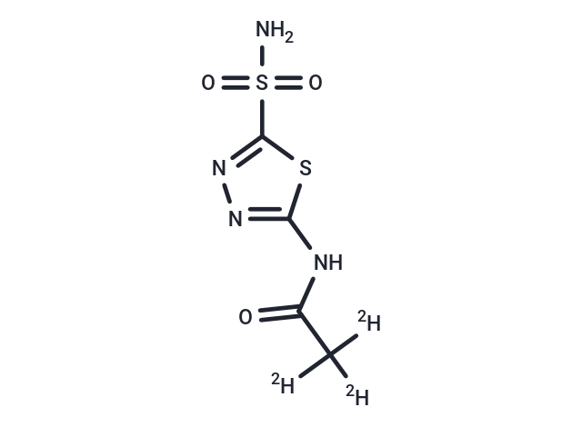 TargetMol Chemical Structure Acetazolamide-d3