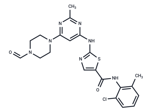 TargetMol Chemical Structure Dasatinib carbaldehyde
