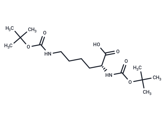 Boc-D-Lys(Boc)-OH Chemical Structure