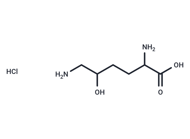DL-5-Hydroxylysine hydrochloride Chemical Structure