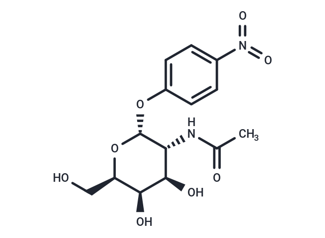4-Nitrophenyl-N-acetyl-α-D-galactosaminide Chemical Structure