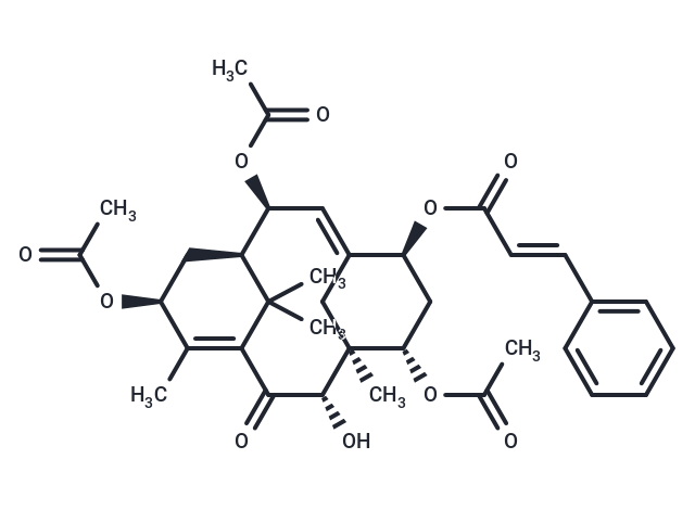 TargetMol Chemical Structure 20)abeotaxa-4(20),11-dien-10-one'>2alpha,7beta,13alpha-Triacetoxy-5alpha-cinnamoyloxy-9beta-hydroxy-2(3->20)abeotaxa-4(20),11-dien-10-one