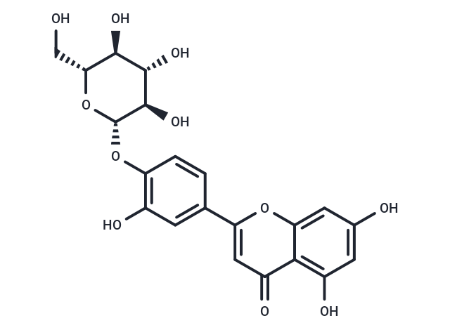 Luteolin-4'-O-glucoside Chemical Structure