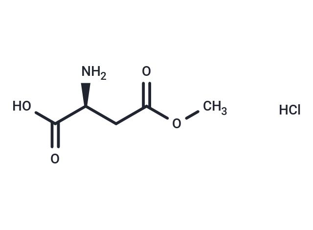 TargetMol Chemical Structure β-Methyl L-aspartate hydrochloride