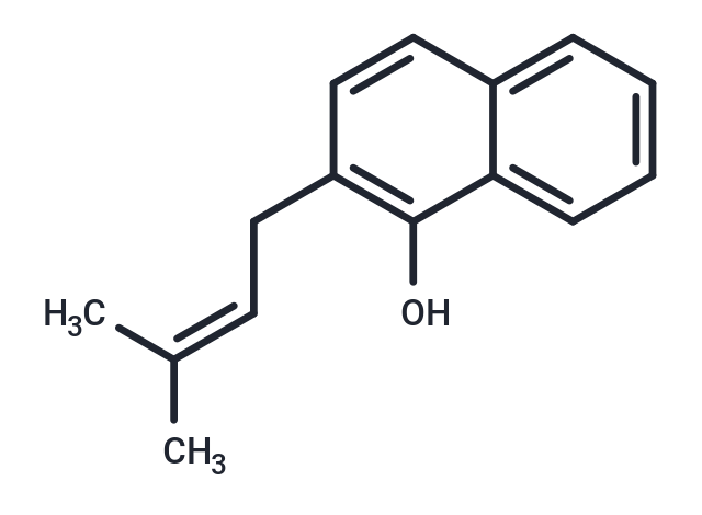 TargetMol Chemical Structure 1-Hydroxy-2-prenylnaphthalene