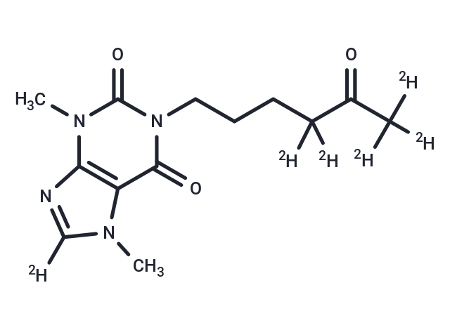 TargetMol Chemical Structure Pentoxifylline-d6