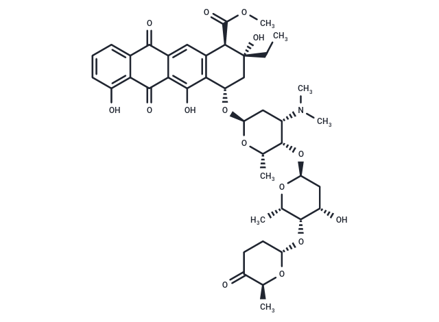 Aclacinomycin A Chemical Structure
