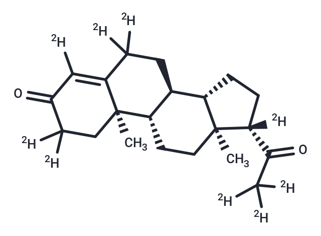 Progesterone-d9 Chemical Structure