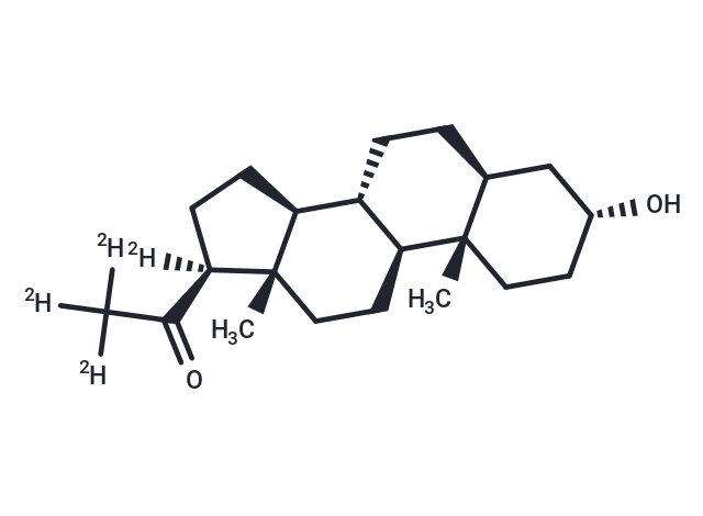TargetMol Chemical Structure Allopregnanolone-d4
