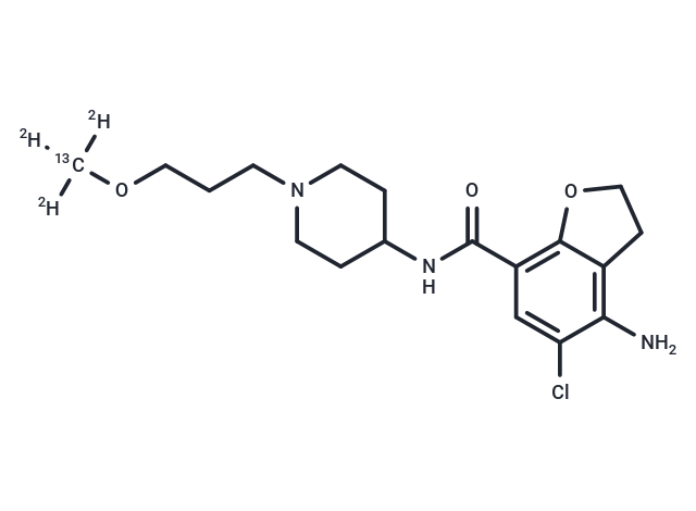 TargetMol Chemical Structure Prucalopride-13C-d3