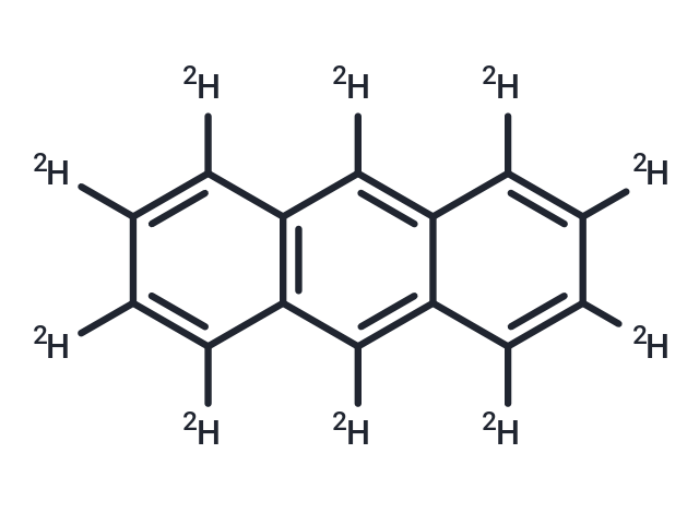 Anthracene-d10 Chemical Structure